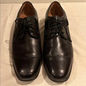 Men's Black Leather Dress Shoes